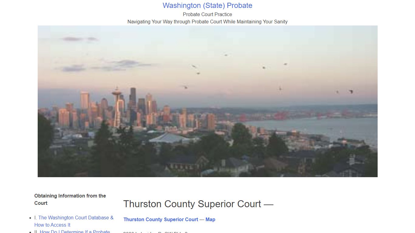 Washington Probate - Snohomish County Superior Court